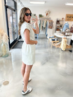Luxe Scuba Dress in Grey