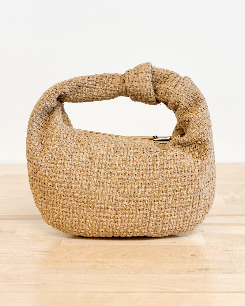 Tracey Tweed Clutch in Natural