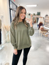 Forever Crewneck in Olive