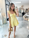 Santorini Dress in Yellow