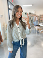 Work Week Stripe Button Down