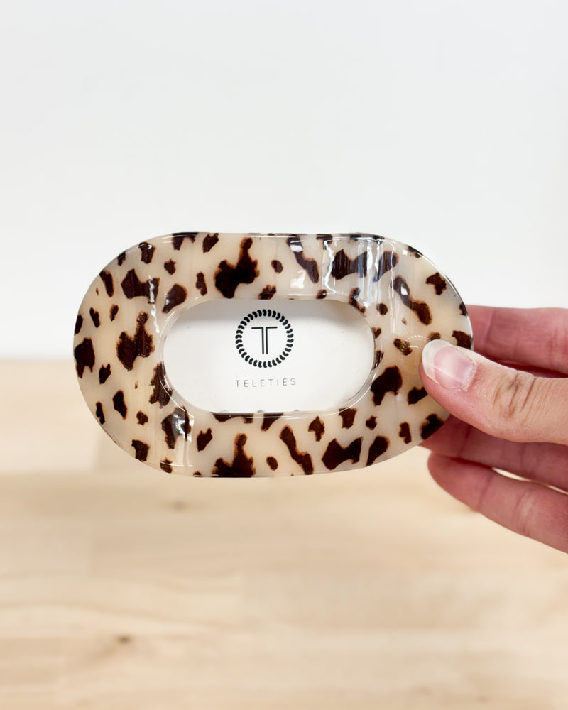 Teleties Blonde Tortoise Flat Clip