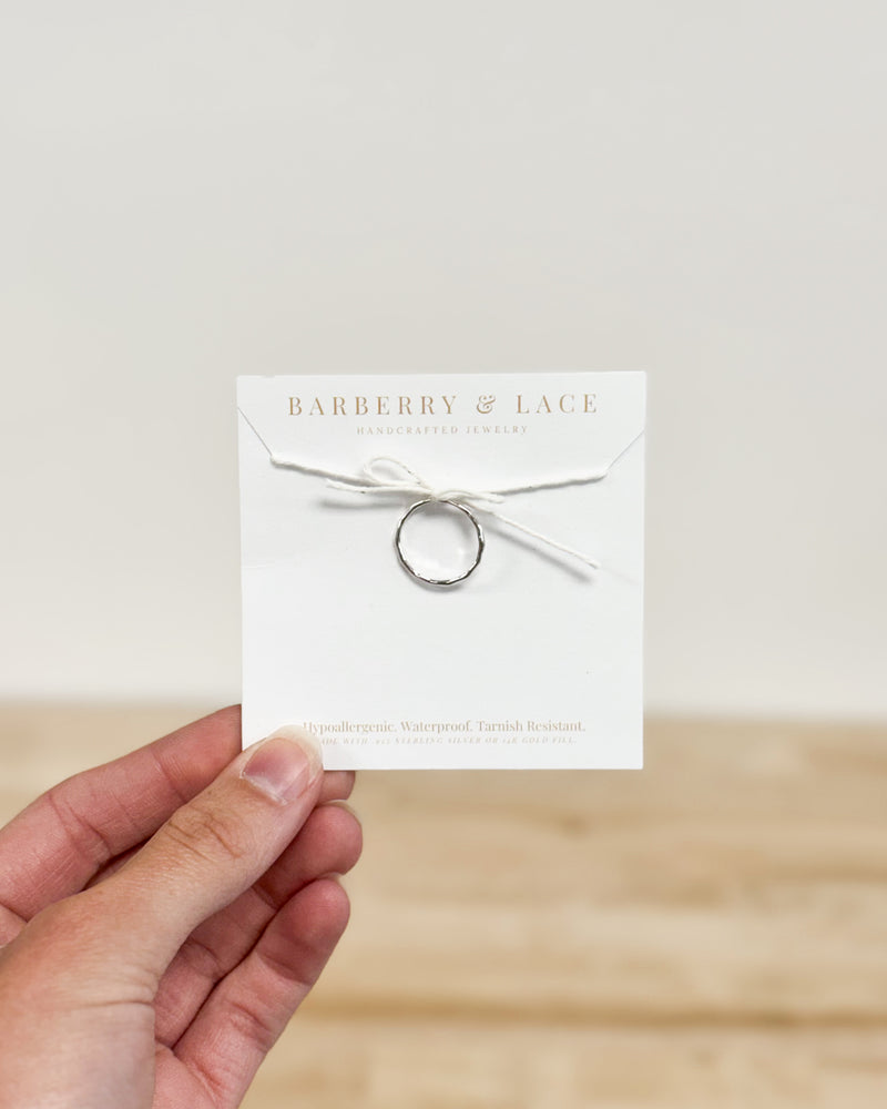 Thin Sterling Silver Stacking Ring