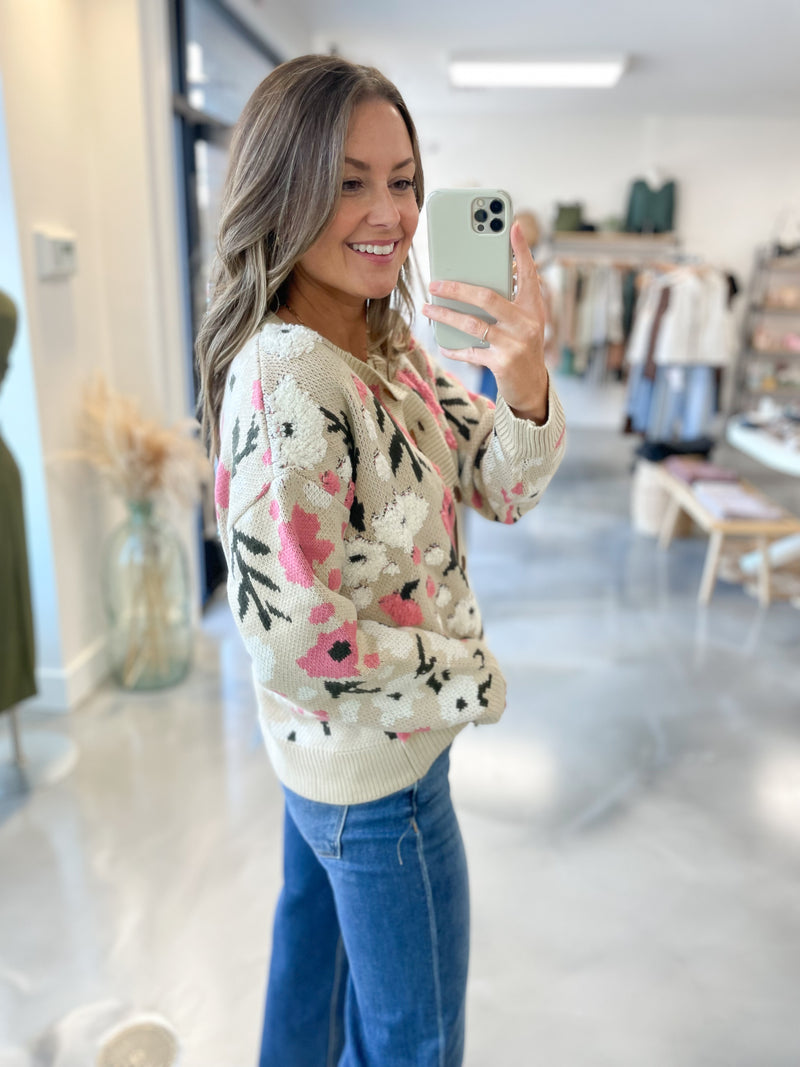 Rosie Floral Cardigan