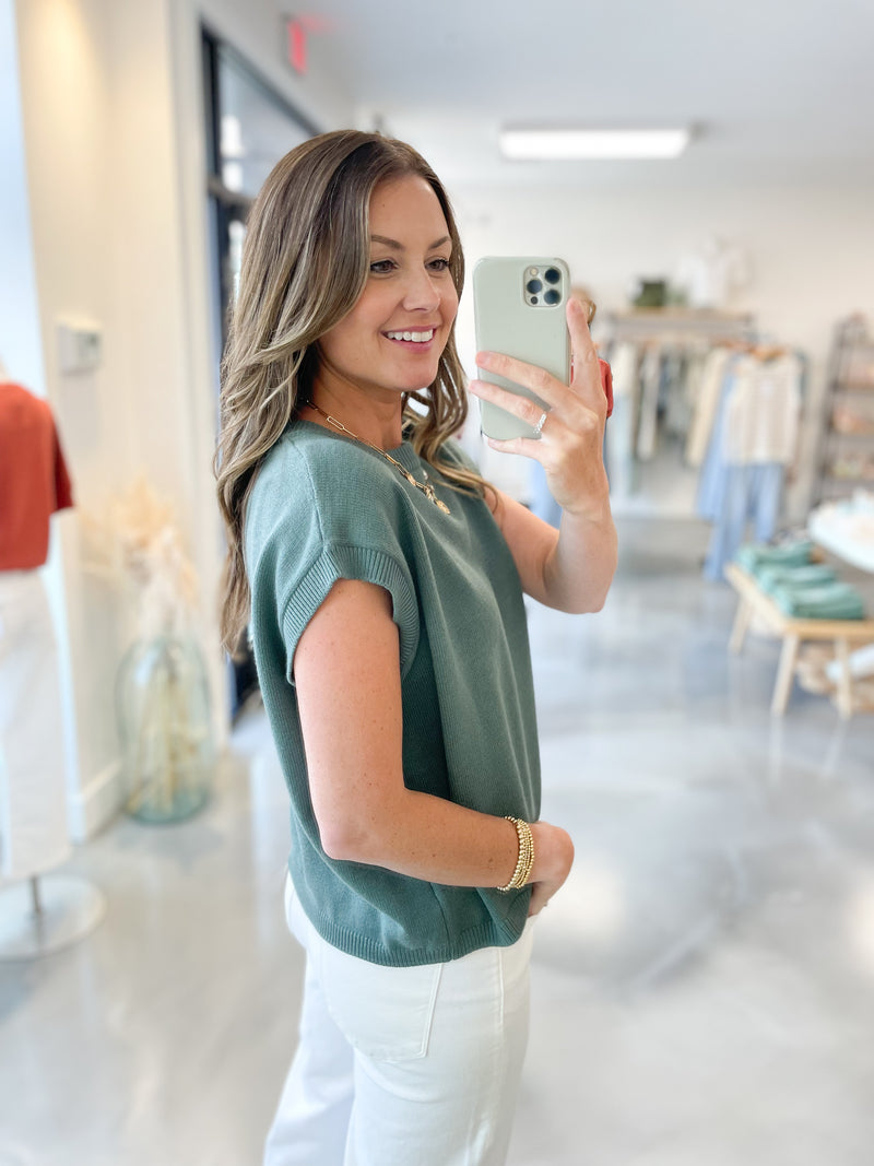 Lena Sweater in Jade