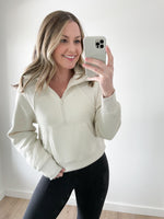 Core Quarter Zip Pullover Bone