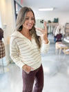 Alayna Stripe Quarter Zip
