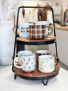 Brown Plaid Mug