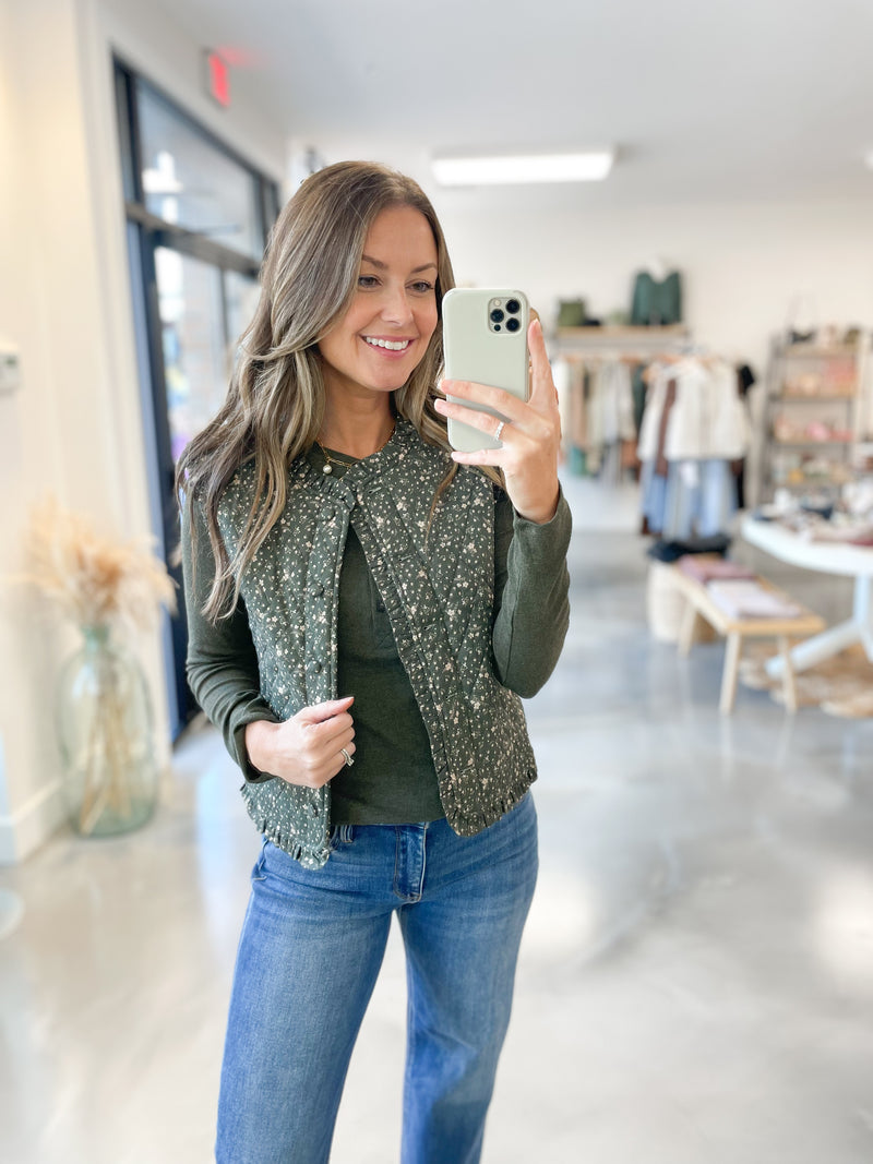 Kennedy Floral Vest
