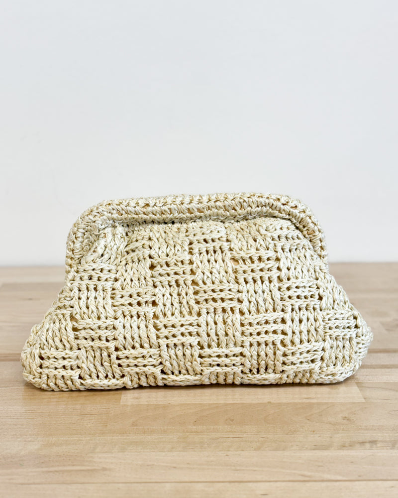 Annie Clutch in Cream