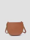 Zohra Chain Saddle Bag Brown