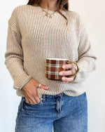 Brown Plaid Mug