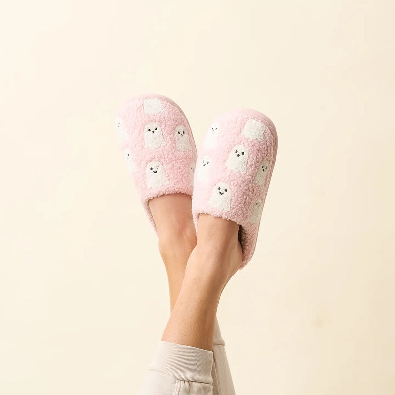 Pink Boo Slipper