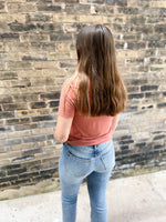 Bamboo Tee in Terracotta