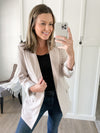 Adina Blazer in Taupe