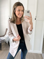 Adina Blazer in Taupe