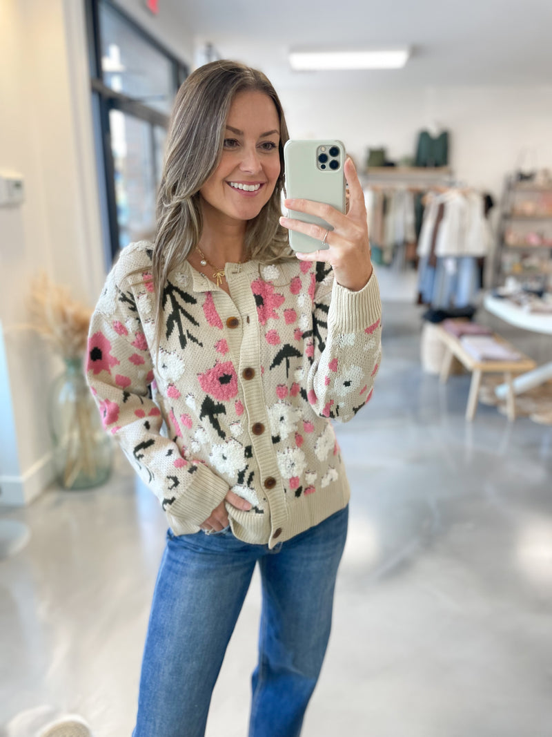 Rosie Floral Cardigan