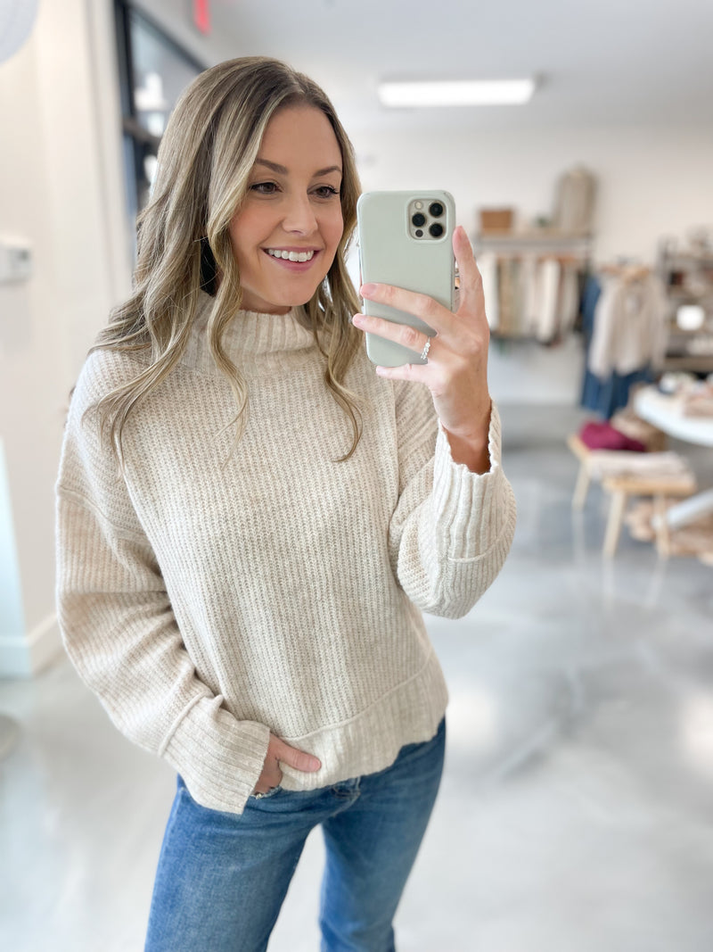 Lena Sweater in Oat