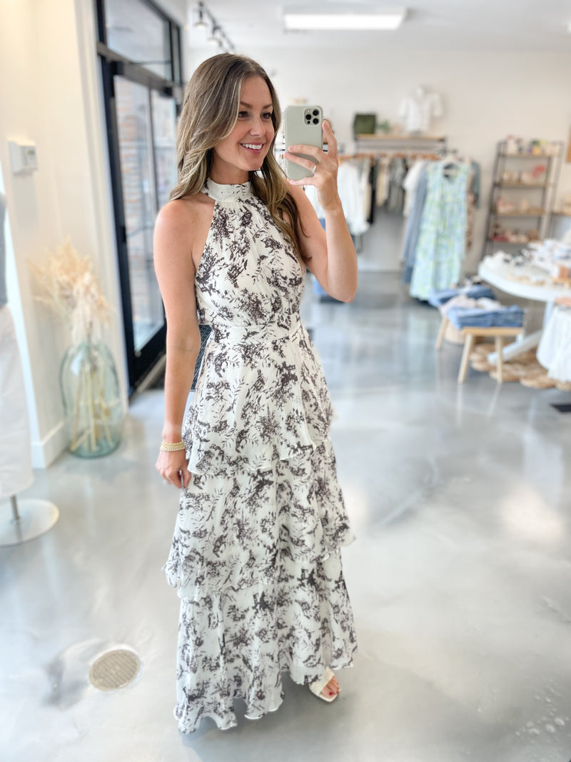 Roma Tiered Organza Dress