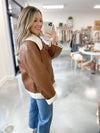 Tyler Brown Faux Leather Jacket