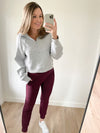 Butter Soft Joggers in Plum