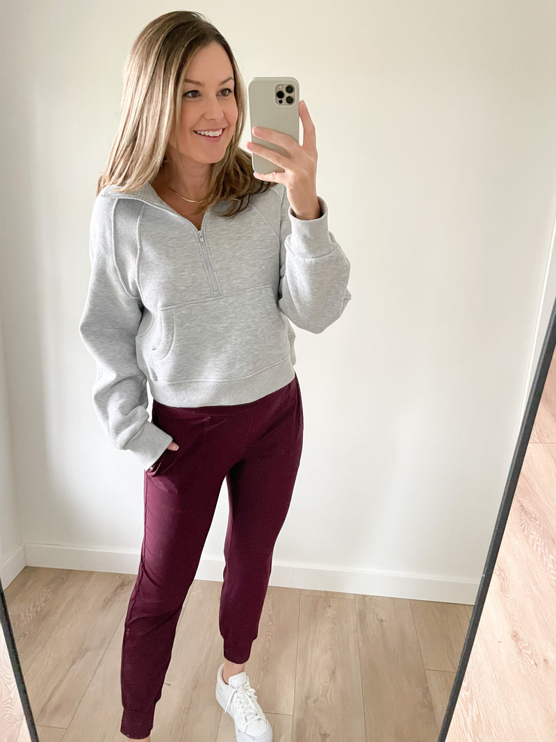 Butter Soft Joggers in Plum
