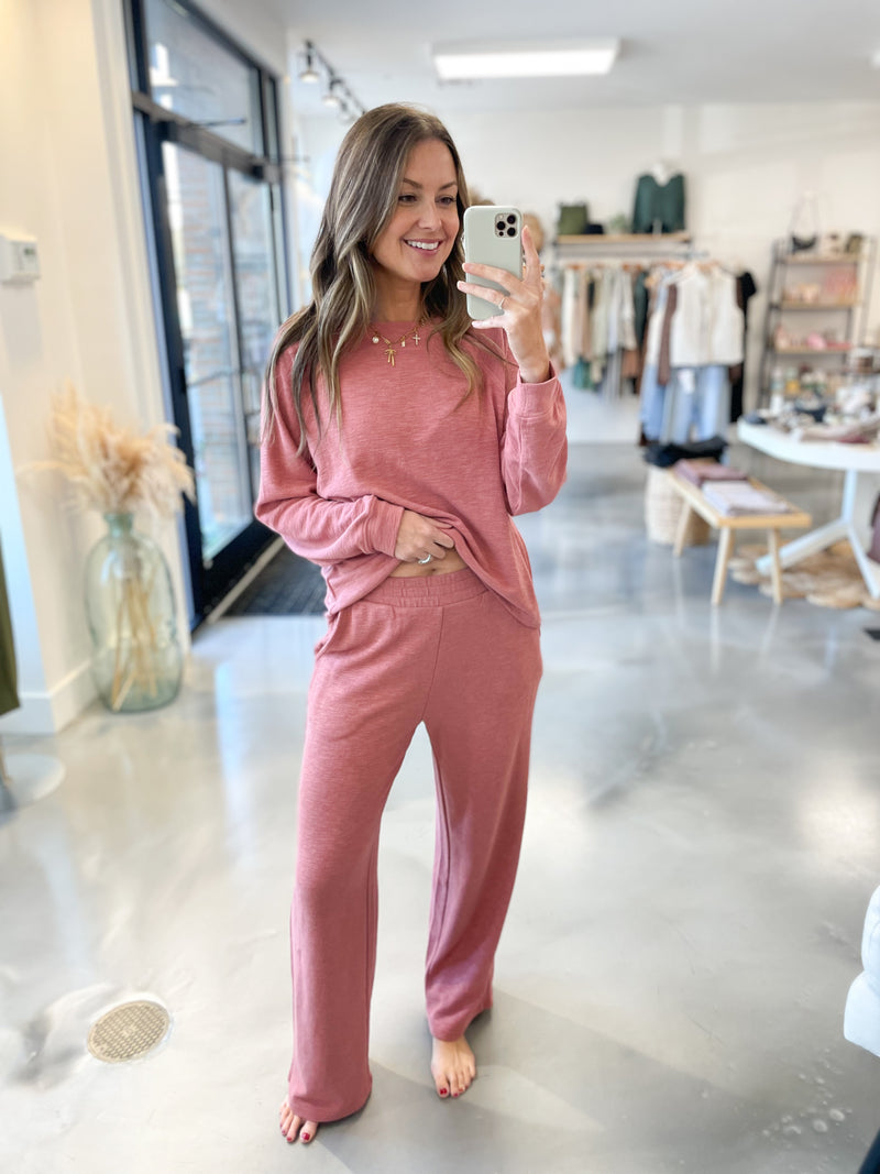 Weekender Set in Winter Rose