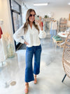 Class Act Collared Top
