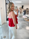 Firecracker Ruffle Tank