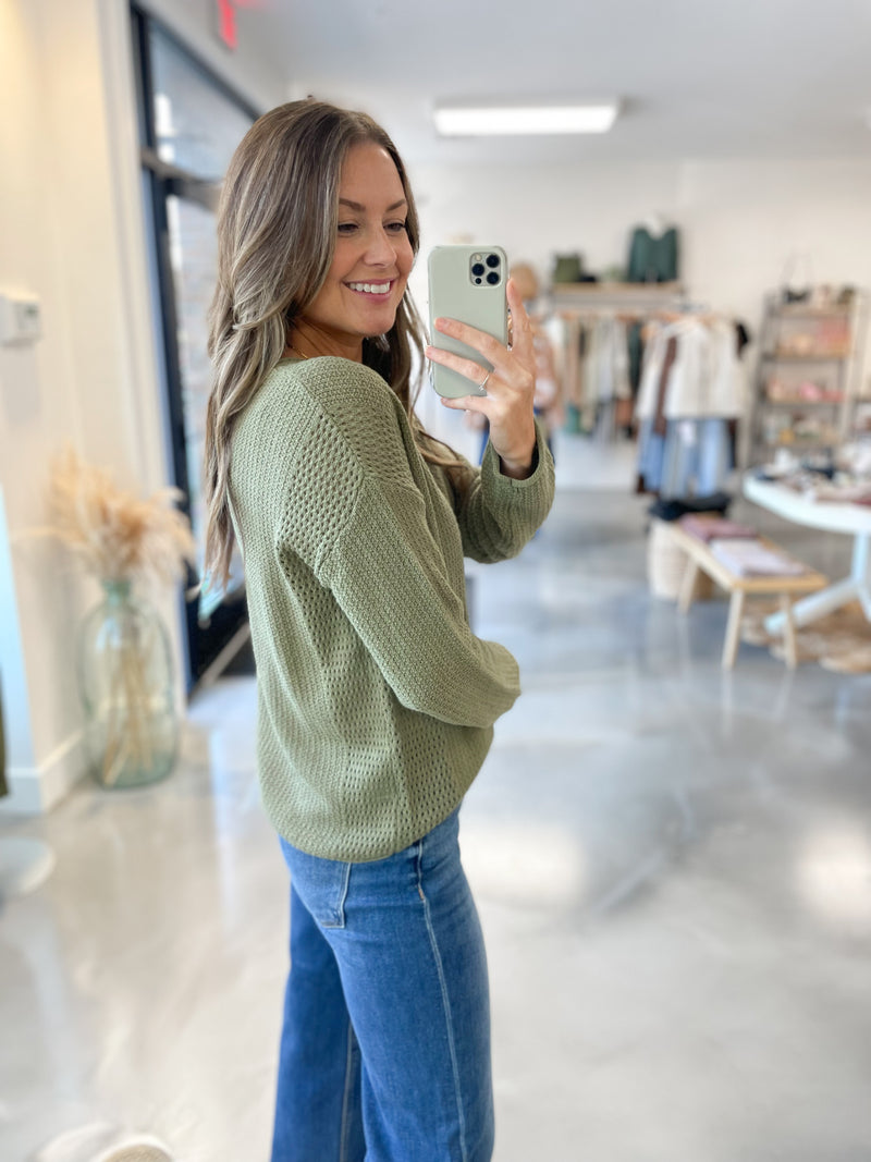 Whitney Sweater in Olive