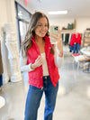 Red Puff Vest