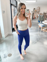 Essential Pocket Leggings Royal Blue