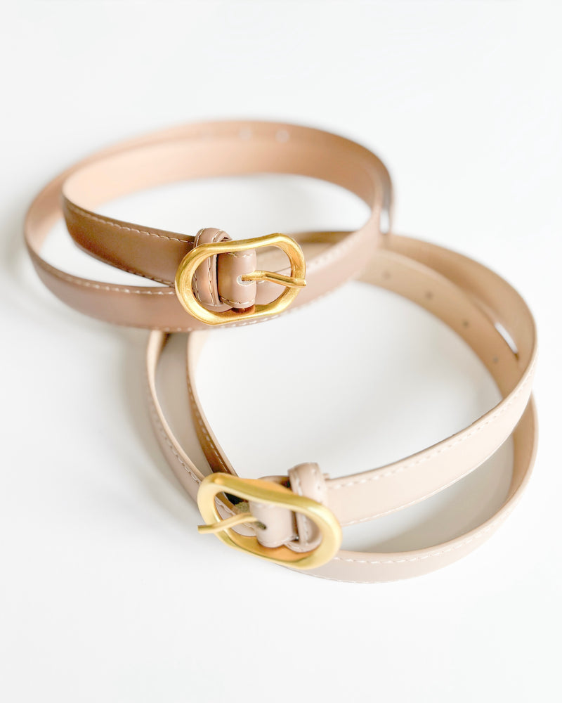 Faux Leather Belt