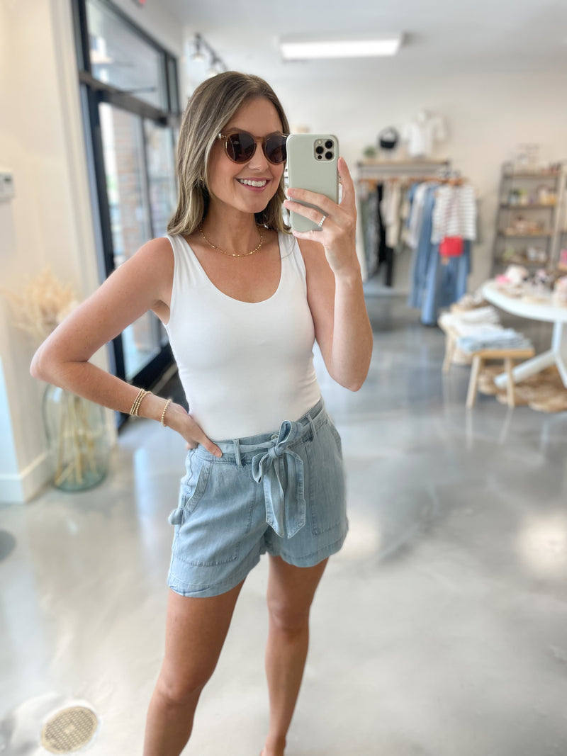 Athena Tie Waist Shorts