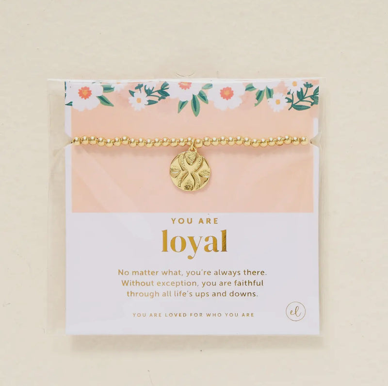 Trait Charm Bracelet: Loyal