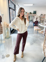 Alayna Stripe Quarter Zip