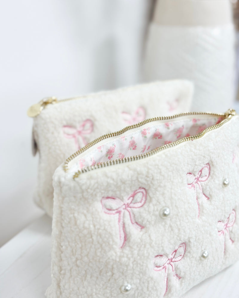 Bows Teddy Pouch