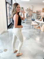 Millie Linen Pants in Cream