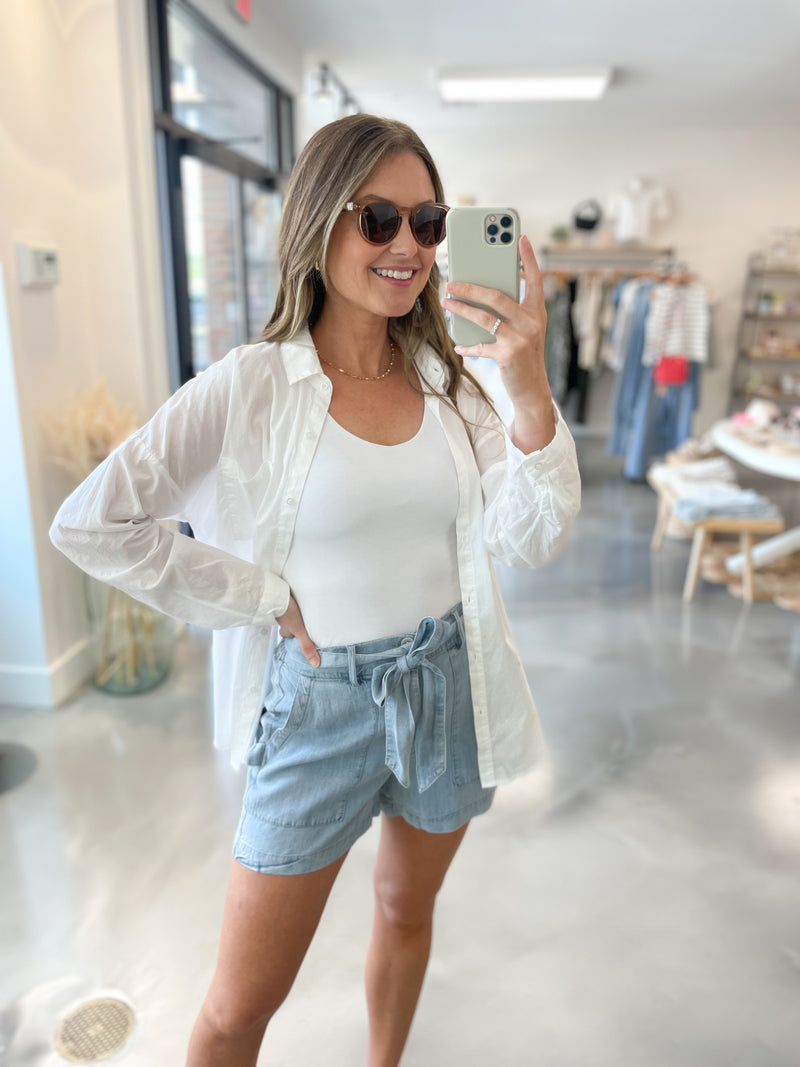 Athena Tie Waist Shorts