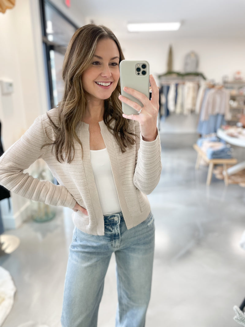 Hanna Ribbed Cardigan