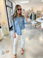 Mae Denim Button Down