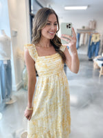 Tenley Butter Floral Dress
