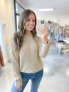 Hadley Vintage Wash Sweater Taupe