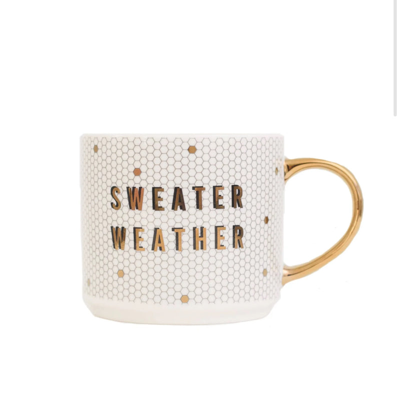 Sweater Weather Tile Mug