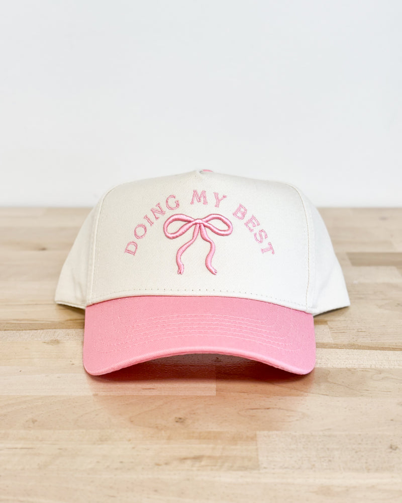 Doing My Best Embroidered Hat