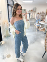 Jade Denim Jumpsuit