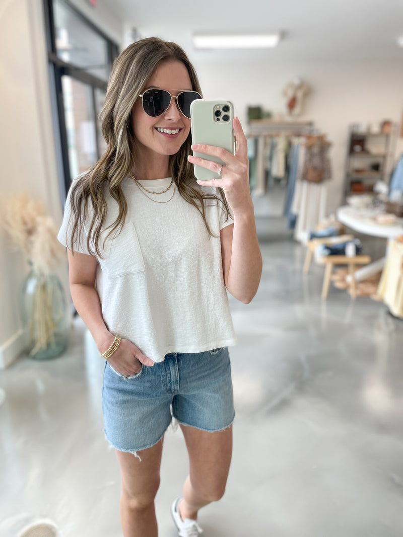 Capsule Tee in White