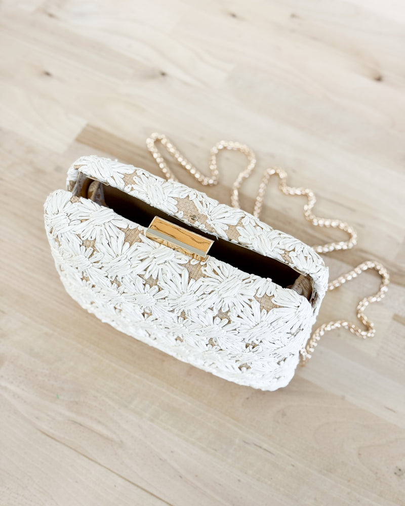 Samantha Evening Bag in Natural