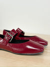 Soho Ballet Flat in Wine