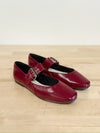 Soho Ballet Flat in Wine